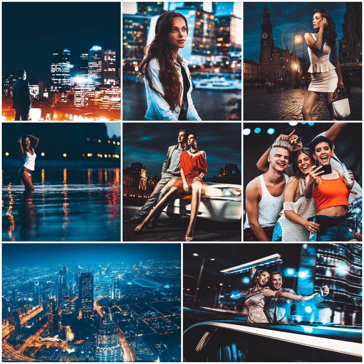 7 Night life 2019 presets - Lightroom presets